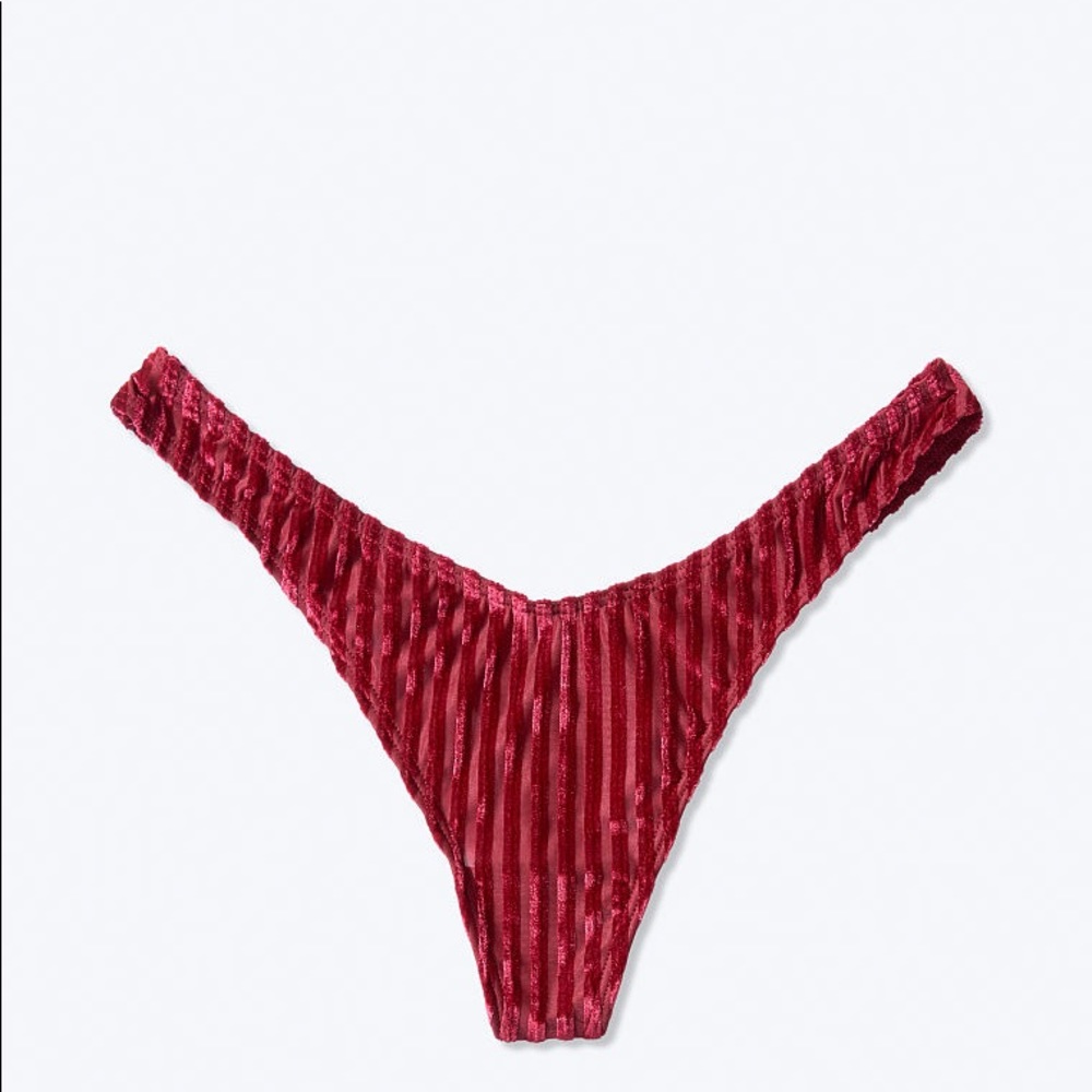 VS Pink‎ Velvet Marlot Night High-Leg Thong